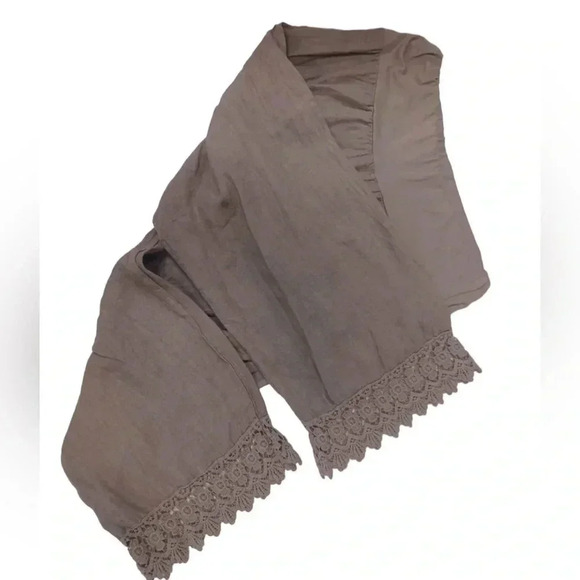 Viola Borghi Linen Wide Leg Capri Size Medium - Picture 4 of 7